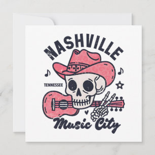 Nashville Tennessee Music City  Card