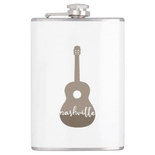 Nashville, Tennessee Music City flask
