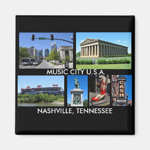 Nashville Tennessee Music City USA  Magnet