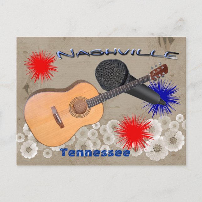 Nashville Tennessee Postcard (Front)