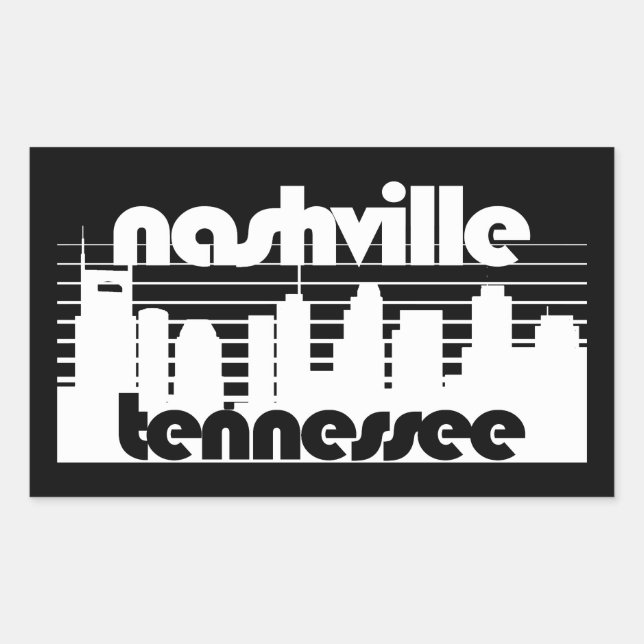 Nashville Tennessee Rectangular Sticker (Front)