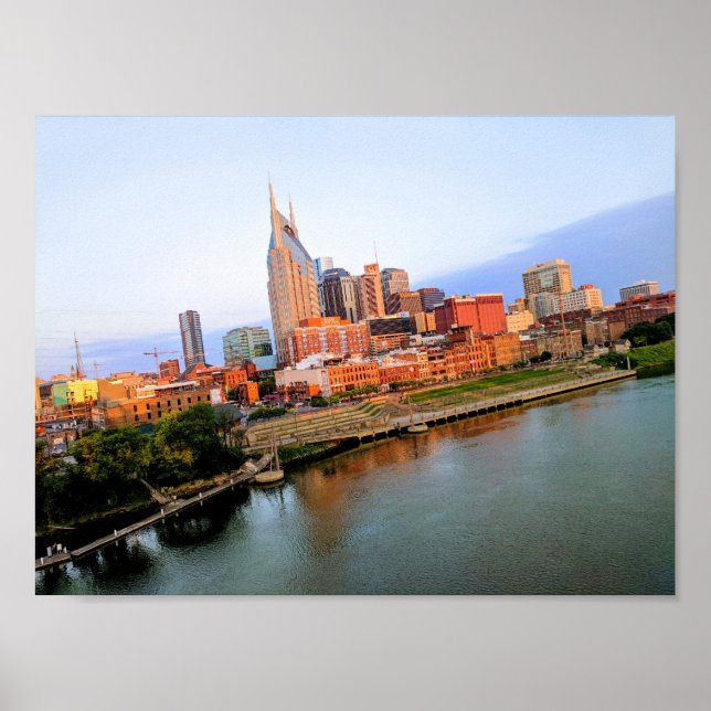 Nashville, Tennessee Skyline #1 Poster (Front)