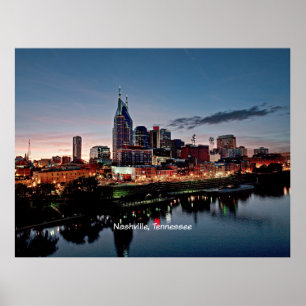 Nashville, Tennessee skyline Poster