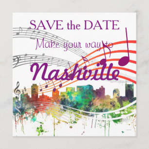 NASHVILLE, TENNESSEE SKYLINE SP  - SAVE THE DATE