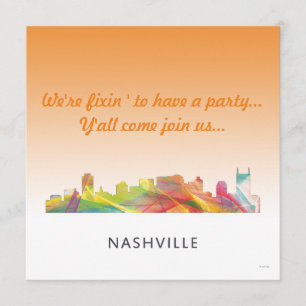 NASHVILLE, TENNESSEE SKYLINE WB1  - SAVE THE DATE