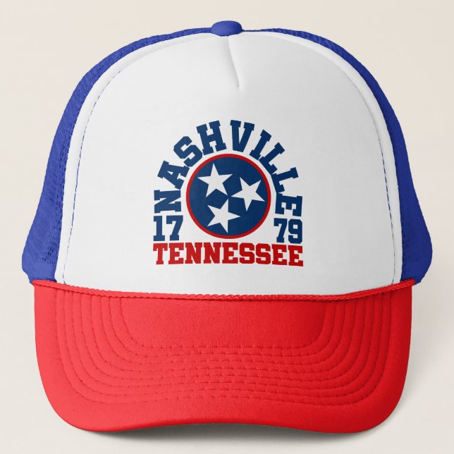 Nashville,Tennessee Trucker Hat (Front)