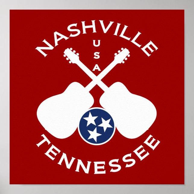 Nashville, Tennessee USA Poster (Front)