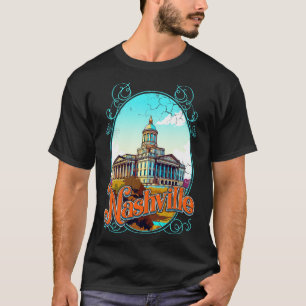 Nashville Tennessee Vintage Distressed T-Shirt