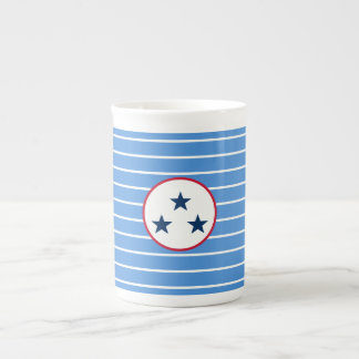 Nashville, Tennessee Volunteer State Tri-Star Bone China Mug