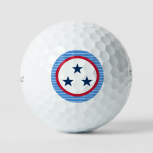 Nashville, Tennessee Volunteer State Tri-Star Golf Balls