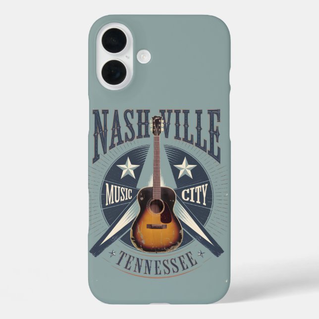 Nashville, TN - Music City USA Case-Mate iPhone Case (Back)