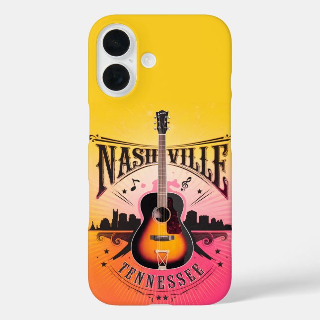 Nashville, TN - Music City USA Case-Mate iPhone Case (Back)