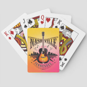 Nashville, TN - Music City USA Playing Cards