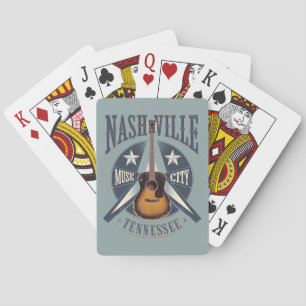 Nashville, TN - Music City USA Playing Cards