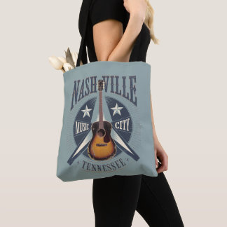 Nashville, TN - Music City USA Tote Bag