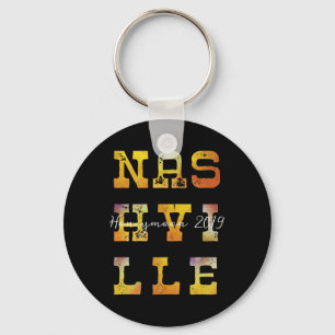 Nashville Trip T Shirt 2019 Honeymoon Bride And Gr Key Ring