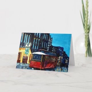Nashville Trolley Christmas Card