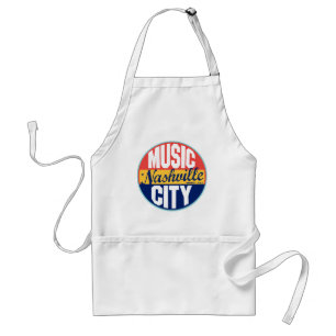 Nashville Vintage Label Standard Apron