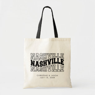 Nashville Wedding Welcome Tote Bag