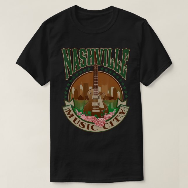 Nashville Western Country Concert Outfits Women Gr T-Shirt (Design Front)
