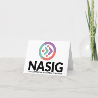 NASIG Folded Thank You Card