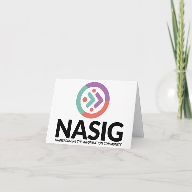 NASIG Folded Thank You Card (Front)