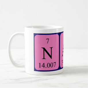 Nasir periodic table name mug