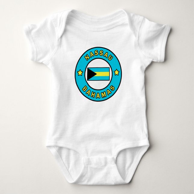 Nassau Bahamas Baby Bodysuit (Front)