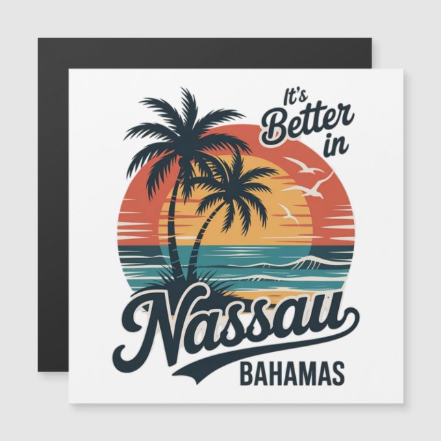 Nassau Bahamas Beach Summer (Front/Back)