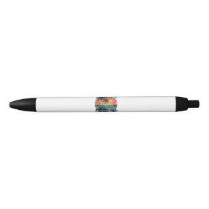 Nassau Bahamas Beach Summer Black Ink Pen