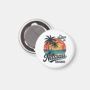 Nassau Bahamas Beach Summer Magnet