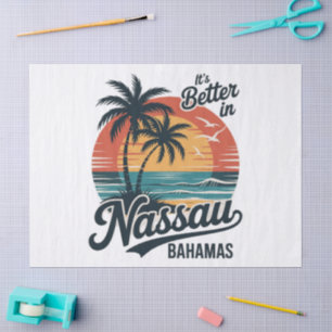 Nassau Bahamas Beach Summer Tissue Paper