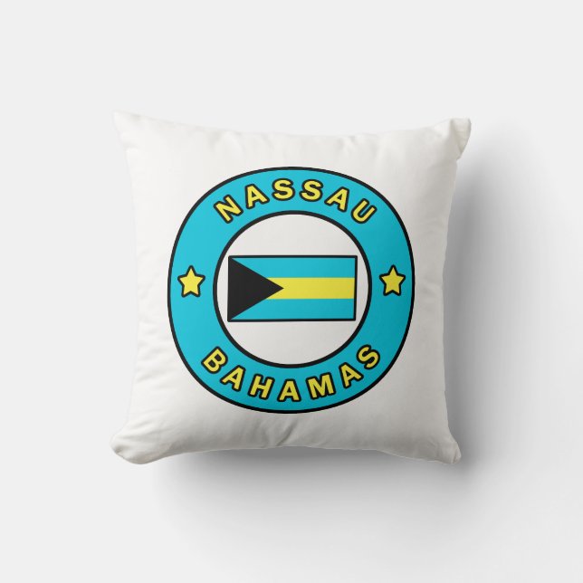 Nassau Bahamas Cushion (Front)