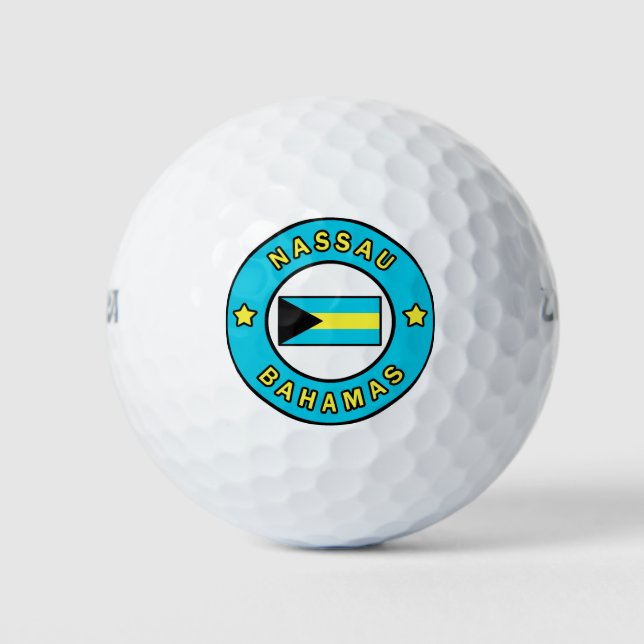 Nassau Bahamas Golf Balls (Front)