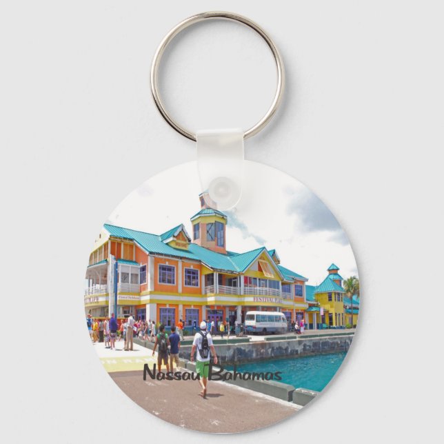 Nassau Bahamas Key Ring (Front)