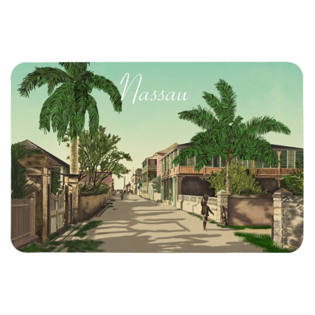 Nassau,Bahamas Magnet (Horizontal)