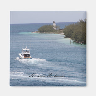 Nassau Bahamas, Magnet, Photography, Lighthouse Ma Magnet