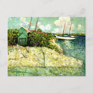 Nassau, Bahamas, painting by J. Alden Weir Postcard