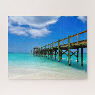 Nassau Bahamas Pier Jigsaw Puzzle