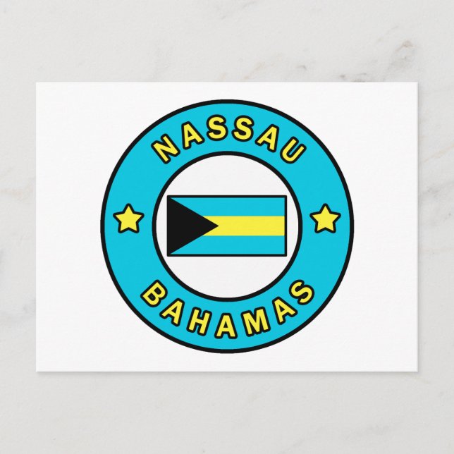 Nassau Bahamas Postcard (Front)