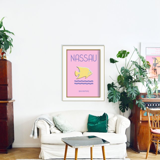 Nassau Bahamas Poster Wall Art Fish (Creator Uploaded)