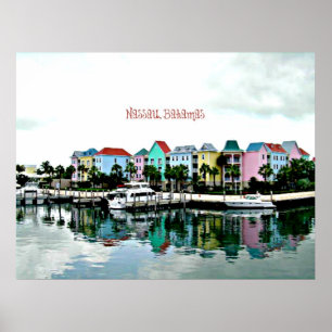 Nassau, Bahamas scenic photograph Poster