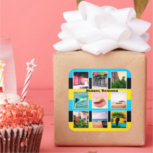 Nassau, Bahamas  Square Sticker