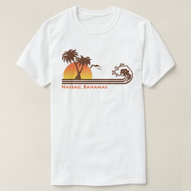 Nassau Bahamas T-Shirt (Design Front)