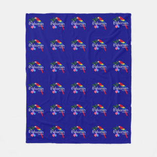 Nassau Bahamas Tropical Destination Fleece Blanket