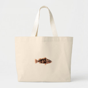 Nassau Grouper Large Tote Bag