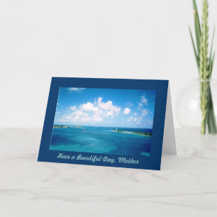 Nassau Harbour Custom Mother's Day Card