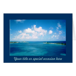 Nassau Harbour Special Occasion Card