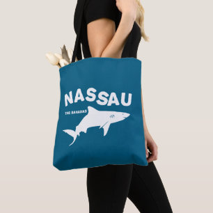 Nassau - The Bahamas Shark Diving T-Shirt Tote Bag