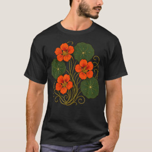 Nasturtium Flower Garden Plant Lover Floral Art No T-Shirt